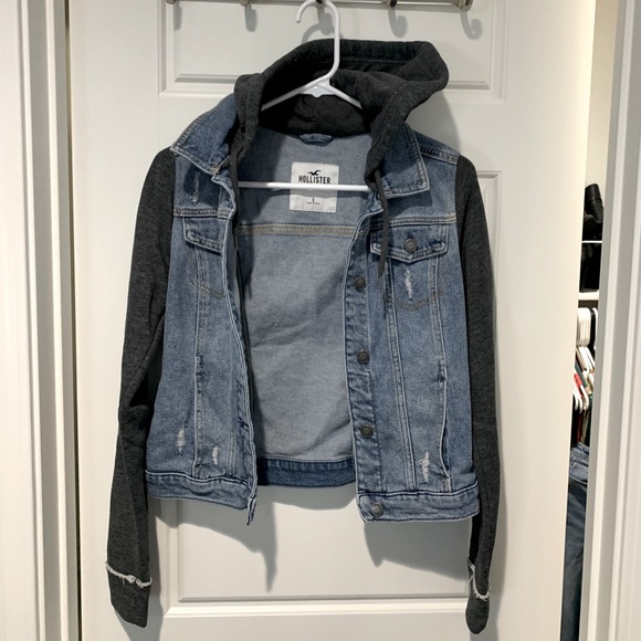 Hollister Hooded Jean jacket - Picture 1 of 3